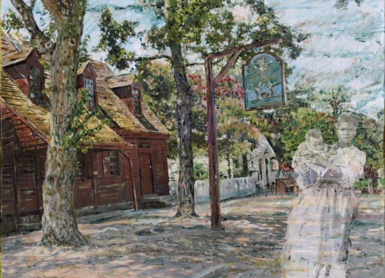 Footsteps from the Past V – 16x20 Fine arts print on canvas with border.